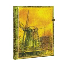 Rembrandt's 350th Anniversary Ultra Unlined Hardcover Journal (Clasp Closure)