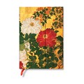 Natsu (Rinpa Florals) Midi Lined Hardback Journal (Wrap Closure) | Paperblanks | 