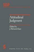 Attitudinal Judgment | J.Richard Eiser | 