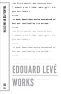 Edouard Leve: Works | Edouard Leve | 