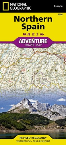 Northern Spain 1:380.000 Adventure map National Geographic