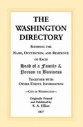 The Directory of Washington, D.C. - 1827 | Sa Elliot | 