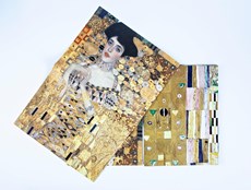 Golden, Gustav Klimt Wrapping Paper Book