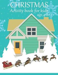 Christmas activity book for kids age 4-8