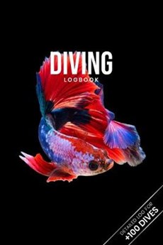 Scuba Diving Log Book Dive Diver Jourgnal Notebook Diary - Betta Fish