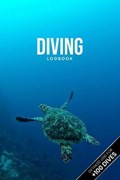 Scuba Diving Log Book Dive Diver Jourgnal Notebook Diary - Lonely Turtle | Deep Divers Logbooks | 