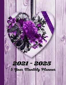 5 Year Monthly Planner 2021 - 2025