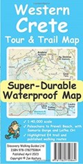 Western Crete Tour & Trail Super-Durable Map | Jan Kostura | 