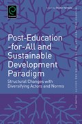 Post-Education-for-All and Sustainable Development Paradigm | SHOKO (NAGOYA UNIVERSITY,  Japan) Yamada | 