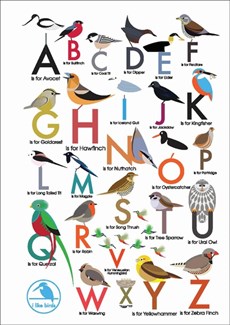 An alphabet of birds address book