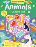 Felt Stickers Animals Play Scene Book | Kit Elliot | 