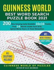 Guinness World Best Word Search Puzzle Book 2021 #1 Mini Format Easy Level