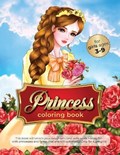 princess coloring book for girls ages 3-9 | The Green Brothers | 