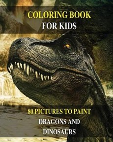 COLORING BOOK FOR KIDS - HOW TO DRAW PREHISTORIC ANIMALS? LEARN TO PAINT DRAGONS AND DINOSAURS