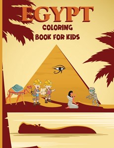Egypt coloring book for kids