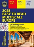 2025 Philip's Easy to Read Multiscale Road Atlas of Europe | Philip's Maps | 