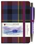 The Skye Boat Song Tartan Notebook (mini with pen) | Waverley Scotland | 