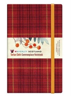 Waverley Scotland Tartan Notebook: Rowanberry Large 21 x 13cm