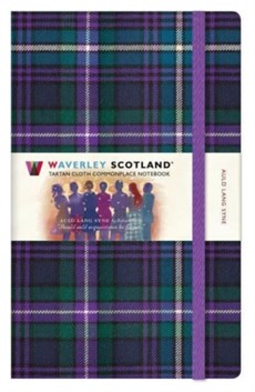 Waverley Scotland Tartan Notebook: Auld Lang Syne Tartan Large Notebook 21cm x 13cm