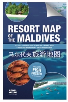 Resort Map of the Maldives - Malediven kaart