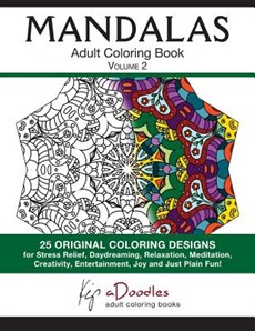 Mandalas: Adult Coloring Book, Volume 2