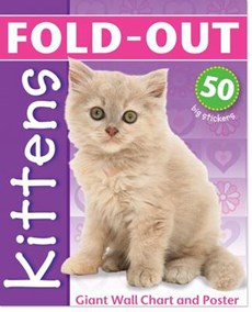 Fold-Out Poster Sticker Book: Kittens