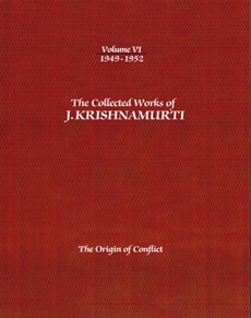 The Collected Works of J.Krishnamurti  - Volume vi 1949-1952