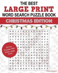 The Best Large Print Christmas Word Search Puzzle Book