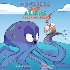 Monsters and Aliens Coloring Book