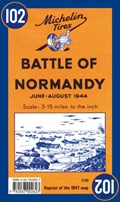 Battle of Normandy - Michelin Historical Map 102 | Michelin | 