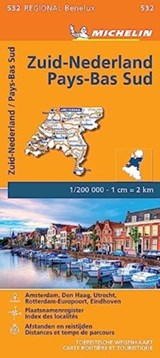 Netherlands South - Michelin Regional Map 532 | Michelin | 9782067183407