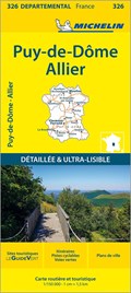 Allier  Puy-de-De - Michelin Local Map 326 | Michelin | 