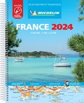 France 2024 - Tourist & Motoring Atlas A4 Laminated Spiral | Michelin | 