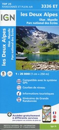 IGN 3336ET les Deux Alpes. Olan-Muzelle. PN des Ecrins 1:25 000 wandelkaart | auteur onbekend | 