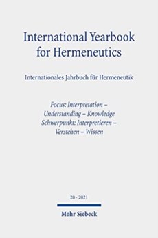 International Yearbook for Hermeneutics / Internationales Jahrbuch fur Hermeneutik