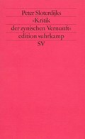 Peter Sloterdijks Kritik der zynischen Vernunft | Peter Sloterdijk | 