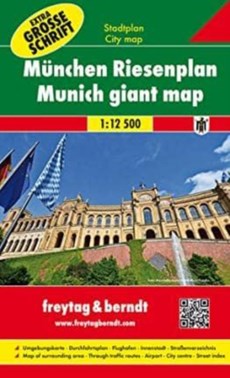 F&B München Stadskaart extra groot