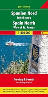 F&B Spanje Noord, Camino de Santiago wegenkaart 1:400 000 | auteur onbekend | 9783707915464