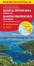 Marco Polo Wegenkaart Dalmatië, Kroatische kust Midden en Zuid | auteur onbekend | 