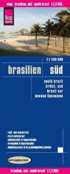 Reise Know-How Landkarte Brasilien, Süd 1 : 1.200.000 - wegenkaart Brazilië world mapping project 