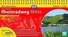 ADFC Radreiseführer Rheinradweg Mitte 1:75.000 - fietsgids Keulen - Karlsruhe