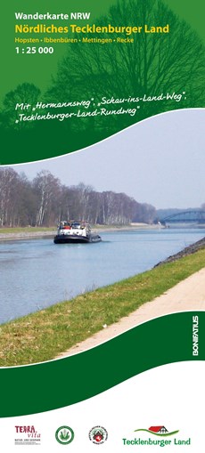 Nördliches Tecklenburger Land 1:25.000 - wandelkaart Noordrijn-Westfalen