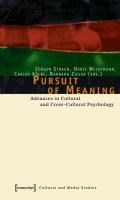 Pursuit of Meaning – Advances in Cultural and Cross–Cultural Psychology | Jurgen Straub ; Carlos Kolbl ; Doris Weidemann ; Barbara Zielke | 