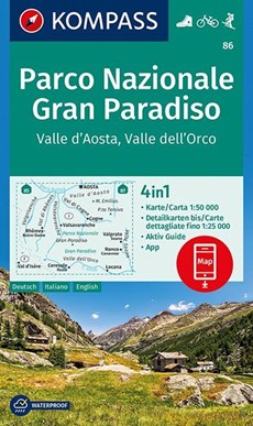 Parco Nazionale Gran Paradiso, Valle d'Aosta, Valle dell'Orco 1:50 000