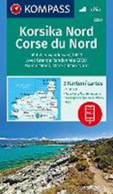 Korsika Nord, Corse du Nord, Weitwanderweg GR20 1 : 50 000