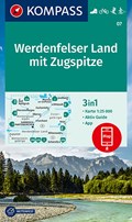 KOMPASS Wanderkarte Werdenfelser Land mit Zugspitze 1:25 000 | Kompass-Karten Gmbh | 