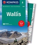KOMPASS Wanderführer Wallis, 80 Touren mit Extra-Tourenkarte | Wolfgang Heitzmann | 