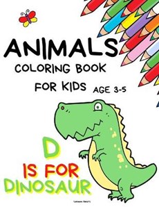 Animals Coloring Book for kids age 3-5