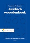 Fockema Andreae's juridisch woordenboek | R.D.J. Caspel van ; M.P. Damen | 