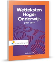 Wetteksten Hoger Onderwijs 2017-2018